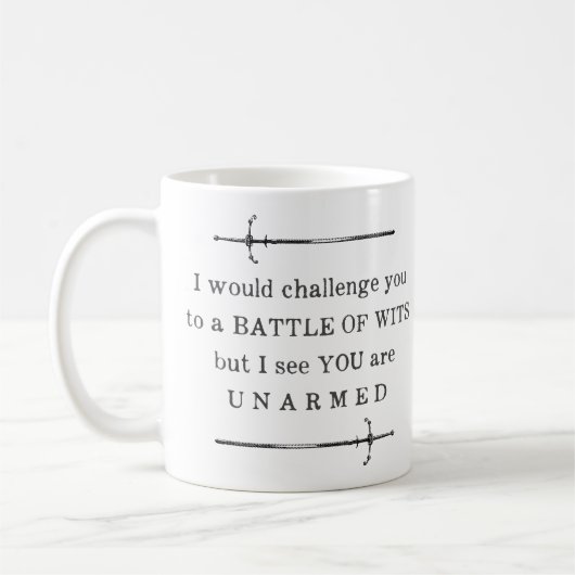 Shakespeare Zitat Kaffeetasse (Links)