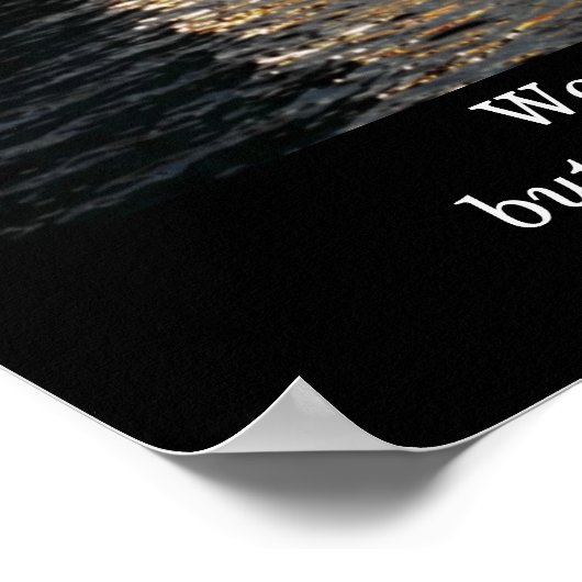 Shakespeare Zitat - Kunstposter Poster (Ecke)