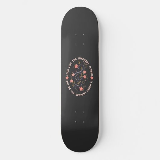 Shakespeare Zitat - Lady Macbeth Skateboard (Vorderseite)