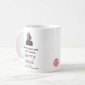 Shakespeare Zitat Merry Days Happy Birthday Kaffeetasse (Vorderseite Links)