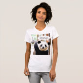 Shakespeare Zitat Panda Bär Elegantes Frauenlied T-Shirt (Vorne ganz)