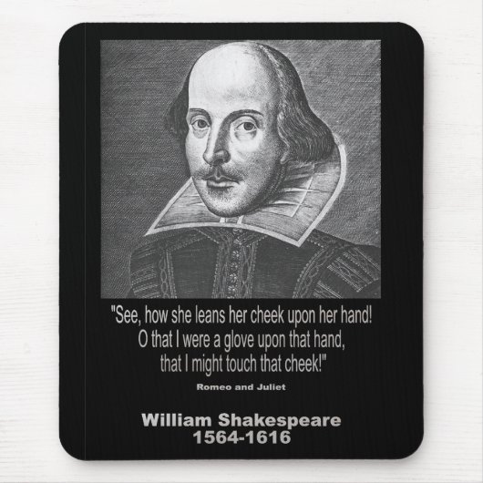 Shakespeare-Zitat ~ Romeo und Juliet Mousepad (Vorne)