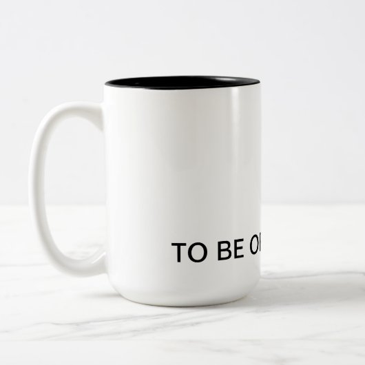 Shakespeare-Zitat-Tasse - Hamlet Zweifarbige Tasse (Links)