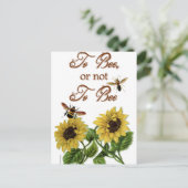 Shakespeare-Zitat, um lustig zu sein Postkarte (Stehend Vorderseite)