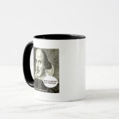 Shakespeare-Zitat; Verbessern Sie einen Tasse (Vorderseite Links)