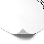 Shakespeare zitieren Lighthouse-Illustration Poster (Ecke)