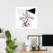 Shakespeare zitieren Lighthouse-Illustration Poster (Heimbüro)