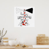 Shakespeare zitieren Lighthouse-Illustration Poster (Küche)
