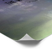 Shakespeare zitiert Naturlandschaftskunst Poster (Ecke)