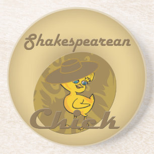 Shakespearean Chick #6 Getränkeuntersetzer