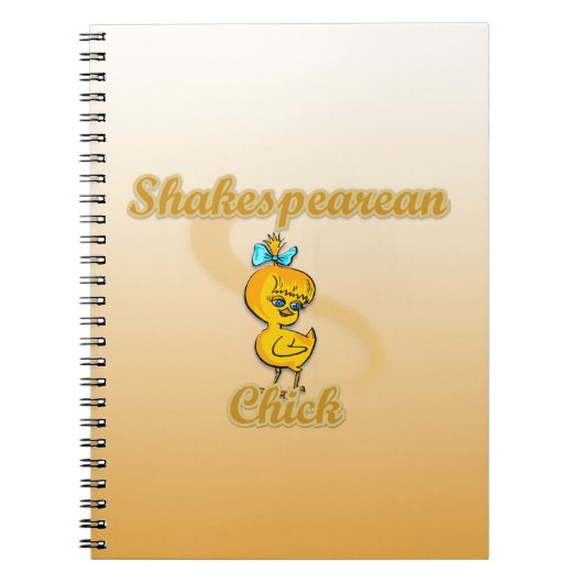 Shakespearean Chick Notizblock (Vorderseite)