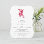 Shakespearean Jester Einladung (Stehend Vorderseite)