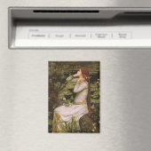 Shakespearean Ophelia: Romantic Victorian Era Art Magnet (In Situ (Geschirrspüler))