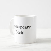 Shakespearegeek-Kaffee-Tasse Kaffeetasse (Vorderseite Links)