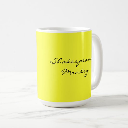 Shakespeares Affe Kaffeetasse (VorderseiteRechts)