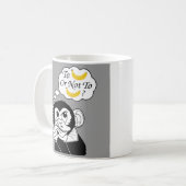 Shakespeares Affe Kaffeetasse (Vorderseite Links)