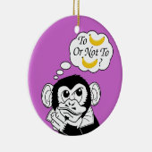 Shakespeares Affe Keramik Ornament (Rechts)