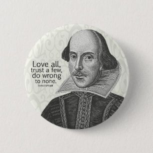 Shakespeares alle Liebe, vertrauen einigen, tun… Button
