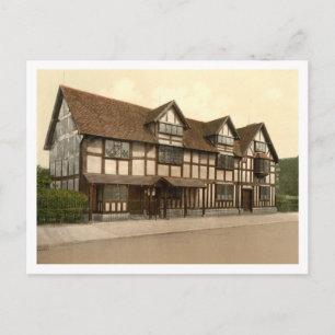 Shakespeares Geburtshaus, Stratford-upon-Avon, Gro Postkarte