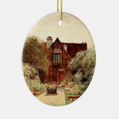 Shakespeares Geburtsort II, Stratford-nach-Avon Keramik Ornament (Rechts)