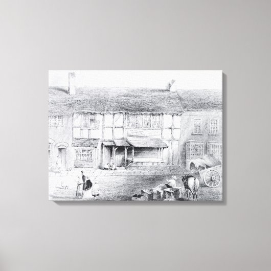 Shakespeares Geburtsort Leinwanddruck (Vorderseite)