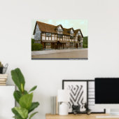 Shakespeares Geburtsort, Stratford-upon-Avon Poster (Heimbüro)