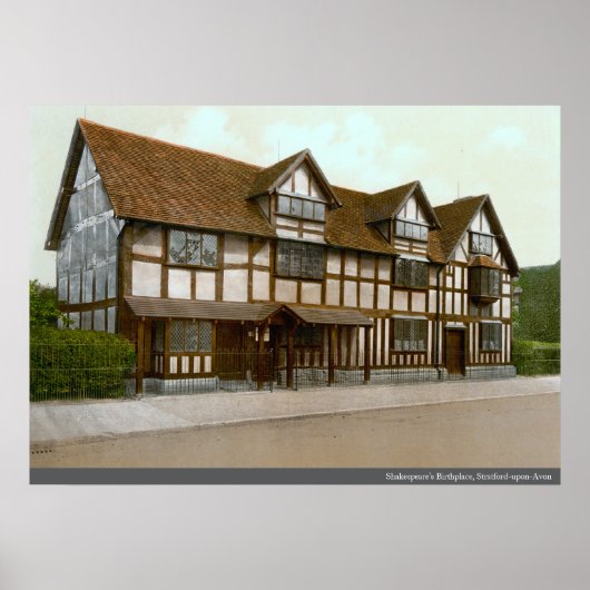 Shakespeares Geburtsort, Stratford-upon-Avon Poster (Vorne)