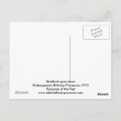 Shakespeares Geburtstag 1913 Postkarte (Rückseite)