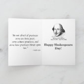 Shakespeares Geburtstagskarte Karte (Innenseite)