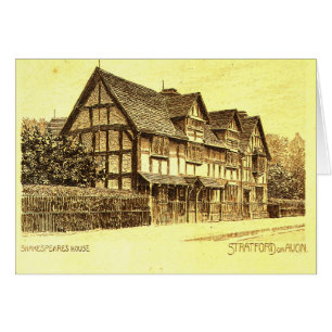 Shakespeares Haus Stratford auf Avon