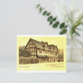 Shakespeares Haus Stratford zu Avon Postkarte (Stehend Vorderseite)