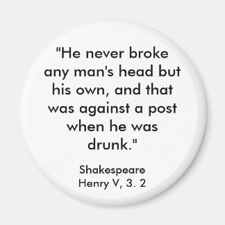 Shakespeares Insultmagnet Magnet