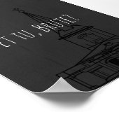 Shakespeares Julius Cäsar "Et tu, Brute?" Poster (Ecke)