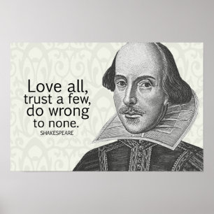 Shakespeare's Liebe All, Vertrauen Sie ein paar, D Poster