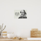 Shakespeare's Liebe All, Vertrauen Sie ein paar, D Poster (Küche)