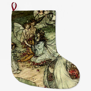 Shakespeares Märchen "Titania" von Arthur Rackham Großer Weihnachtsstrumpf