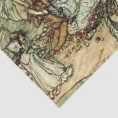 Shakespeares Märchen "Titania" von Arthur Rackham Seidenpapier (Ausschnitt)