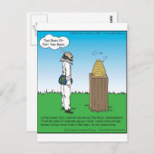 Shakespeare's The BeeKeeper Funny Gifts & T-Shirts Postkarte (Vorne/Hinten)