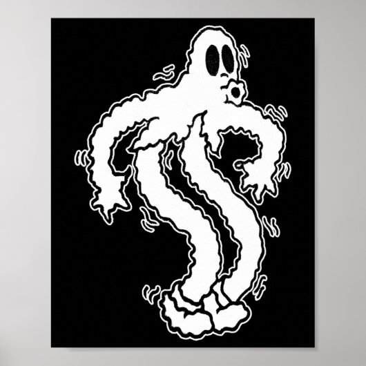 Shakey Koko The Clown Ghost Niedlich Ghost Hallowe Poster (Vorne)