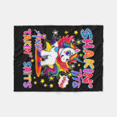 Shakin' And Takin S Funny Unicorn Dirty Adult Humo Fleecedecke (Vorderseite (Horizontal))