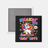 Shakin' And Takin S Funny Unicorn Dirty Adult Humo Magnet (Vorderseite/Rückseite)
