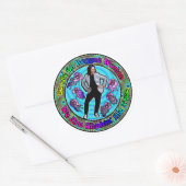 Shakin' the Tree - Boogie on - Kamala Runder Aufkleber (Umschlag)