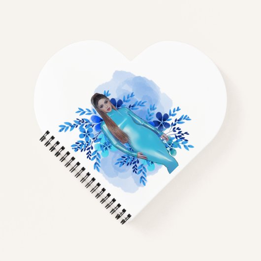 Shakira Blue Cuaderno de espiral Notizblock (Vorderseite)
