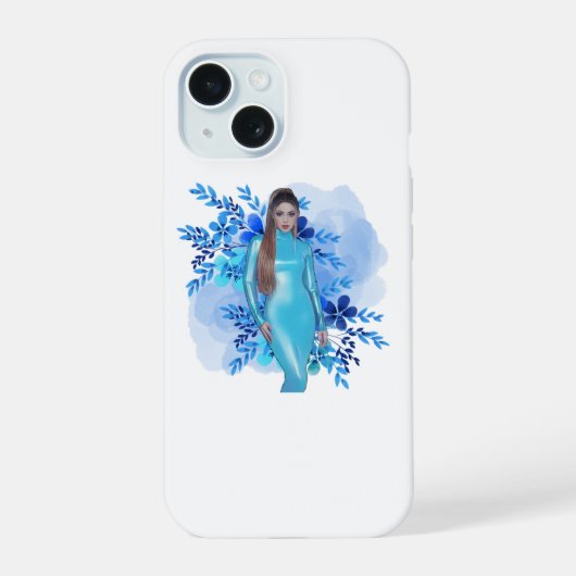 Shakira Blue iPhone 15 Hülle (Rückseite)
