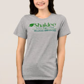 Shaklee Wellness Botschafter Tri-Blend Shirt (Vorderseite)