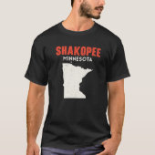 Shakopee Minnesota USA Staat America Travel Minnes T-Shirt (Vorderseite)
