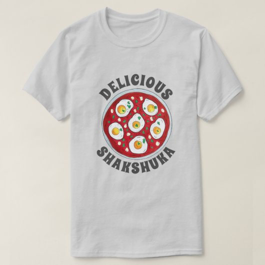 Shakshouka Shakshuka Gewürzige Eier Tomaten T-Shirt (Design vorne)