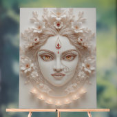 Shakti inside - Minimal Devi Illustration Acrylschild (Neutral)