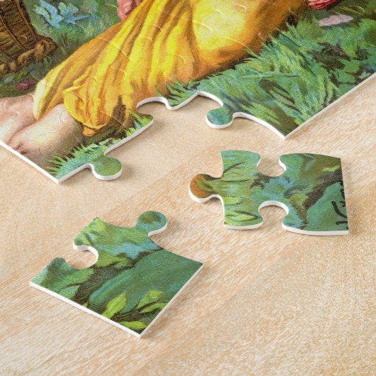 Shakuntala Patralekhana von Raja Ravi Varma Puzzle (Seite)