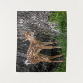 Shaky Legs Fawn Wandteppich (Vorderseite)
